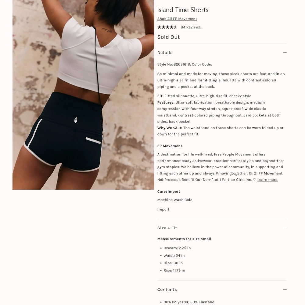 FREE PEOPLE Island Time Shorts NWT - Picture 5 of 5